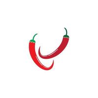 CHILI LOGO TEMPLATE SYMBOL VECTOR ICON