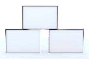 Blank Box Display Aluminum Frame photo