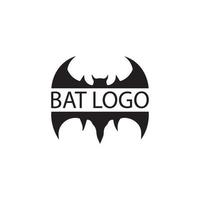 bat open wings flying concept elements icon vector