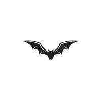 bat open wings flying concept elements icon vector