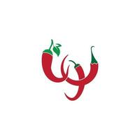 icono de vector de símbolo de plantilla de logotipo de chile