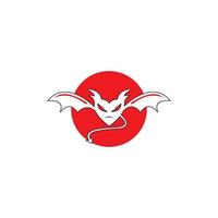 devil logo vector template