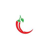 CHILI LOGO TEMPLATE SYMBOL VECTOR ICON