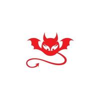 devil logo vector template