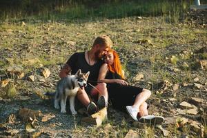 Photo of a couple in the mountains