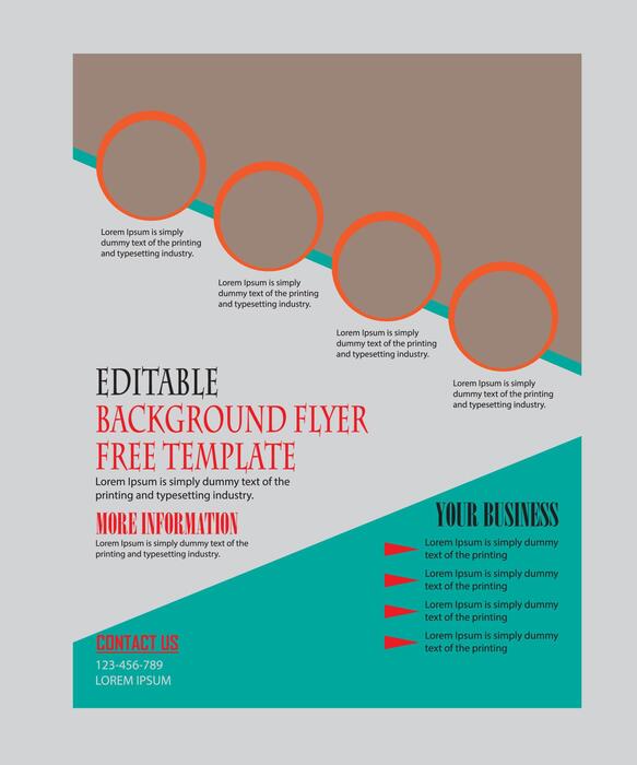 Flyer Templet Vector Art Icons and Graphics for Free Download