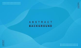 Abstract blue liquid wave background with shapes. Vector illustration. EPS 10.