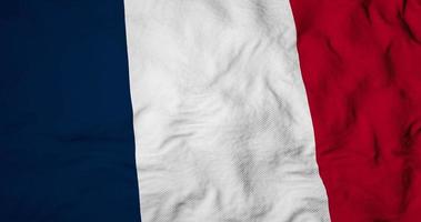 agitant le drapeau français en rendu 3d video