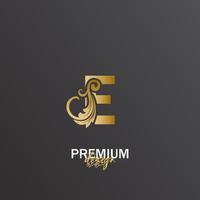 luxury letter logo vector