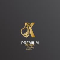 luxury letter logo vector