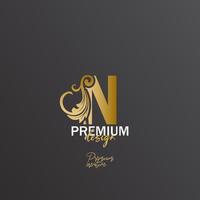 luxury letter logo vector