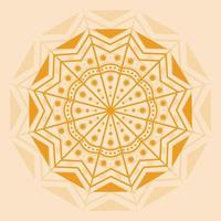 Happy diwali ornamental indian mandala art style vector illustration