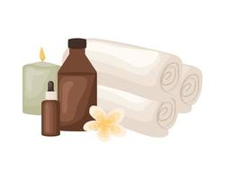 SPA service concept. Background for web, landing pages, etc. Cute flat style. vector