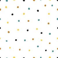 Colorful dots seamless pattern. Background for wallpapers, textiles, papers, fabrics, web pages. Halloween design. Vintage style. vector