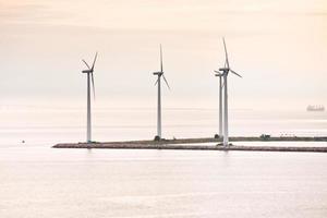 Middelgrunden - offshore wind farm near Copenhagen photo