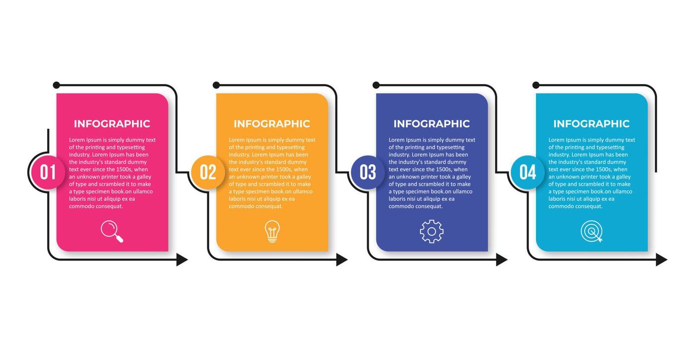 Sequence Infographic Vector Art, Icons, and Graphics for Free Download