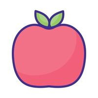 apple fresh fruit healthy vector