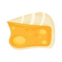 delicioso queso camembert vector