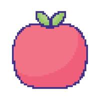 apple pixel art vector