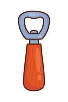 bottle opener tool vector