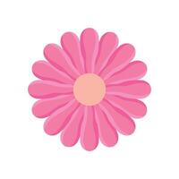 pink flower garden vector