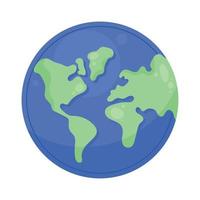 world planet earth vector