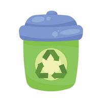 recycle bin waste vector