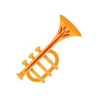 trumpet instrument musical vector