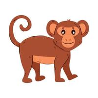 orangután mono animal salvaje vector