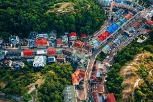 Aerial Panoramic view to the Andreevsky Descent photo