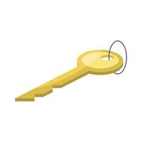 isometric key door security vector