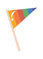 bandera triangulo lgtbi vector