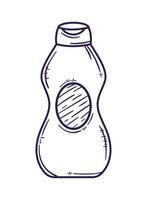 softener laundry product bottle vector