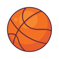 basketball sport balloon equipment vector