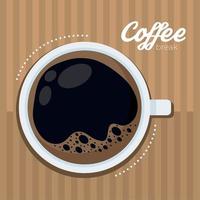 coffee break lettering vector