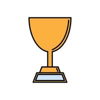 trophy cup award vector