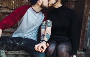 Young beautiful couple photo