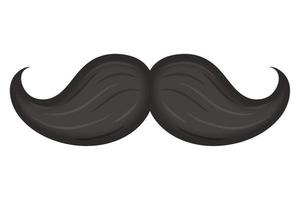 mustache macho accessory vector