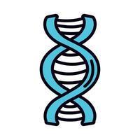 dna molecule science icon vector