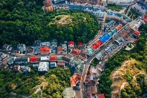 Aerial Panoramic view to the Andreevsky Descent photo