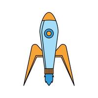 rocket launcher space outer vector