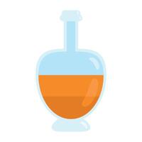 sweet drink in bottle vector