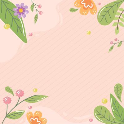 spring flowers garden frame