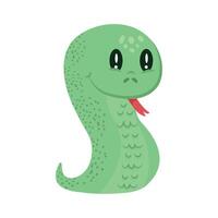 cute snake animal vector