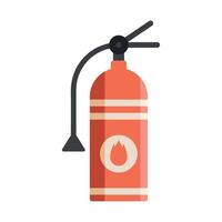 red fire extinguisher vector