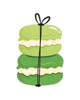 matcha sweet desserts vector