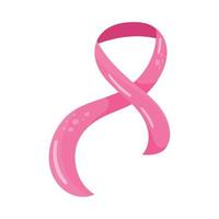 breast cancer ribbon awareness vector