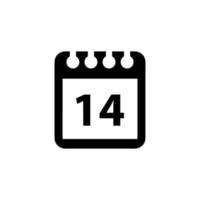 Calendar Isolated Flat Web Mobile Icon vector