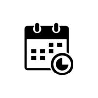 Calendar Isolated Flat Web Mobile Icon vector