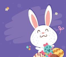 cute little rabbit vector